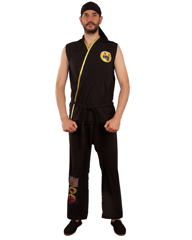 KARATEKA NEGRO ADULTO